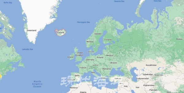 그림 3. 뉴펀들랜드가 있는 그랜드 뱅크의 주요 해류