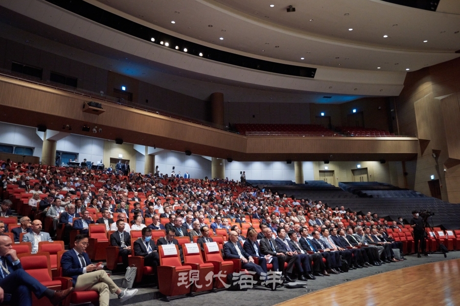 「2023 제30회 국제내연기관협회(CIMAC) 총회」가 12일 부산 벡스코 오디토리움 컨벤션홀에서 개최됐다. (사진제공=부산시)