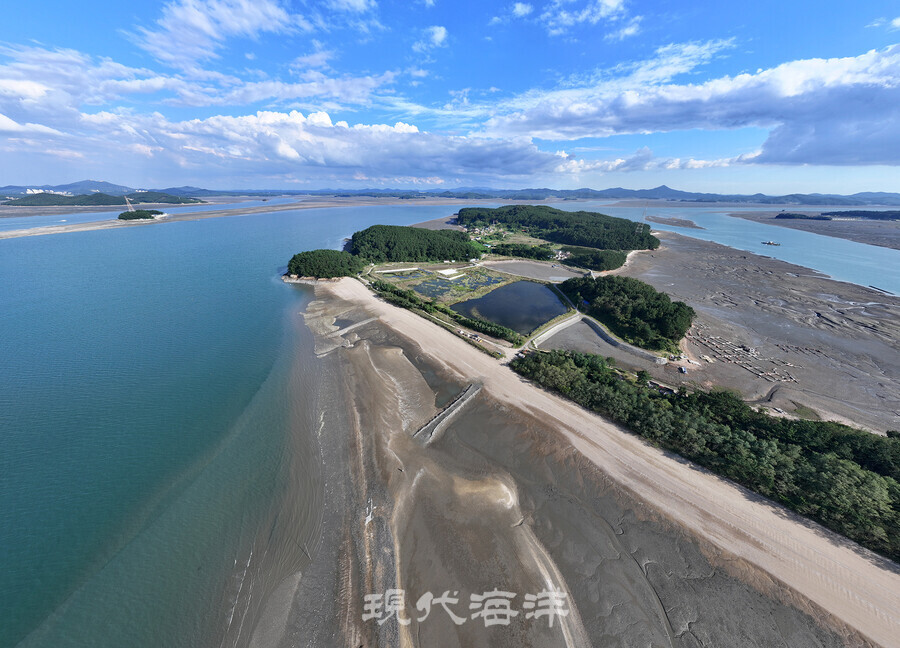 해수욕장이 있는 고파도 서편