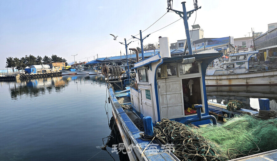 강원도 고성군 아야진항에서