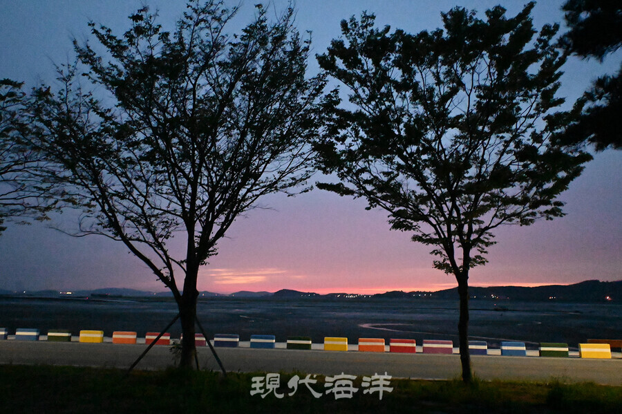 함평만 돌머리해변 낙조