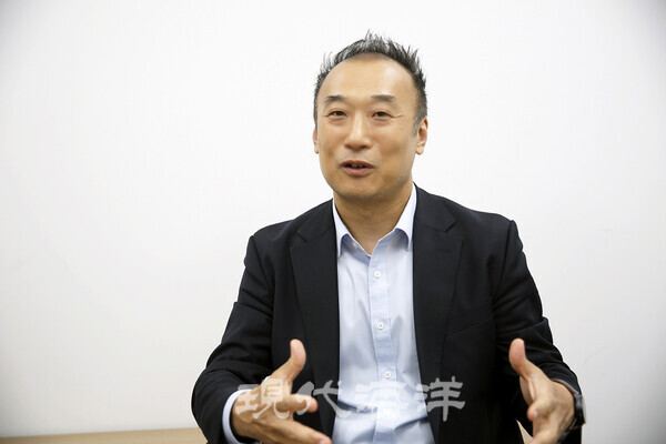 김명진 해양정책관이 앞으로의 정책 방향에 대해 설명하고 있다.