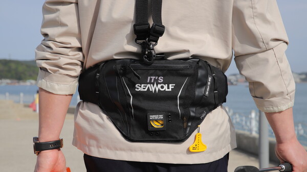 HS-S09(허리벨트형) 착용모습