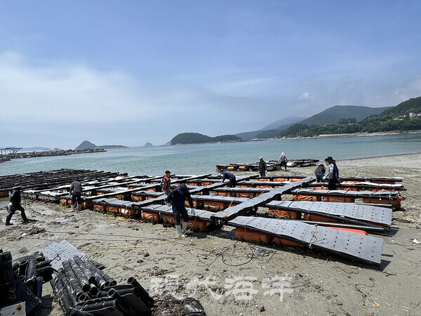 완도군 전복 가두리 감축 사업