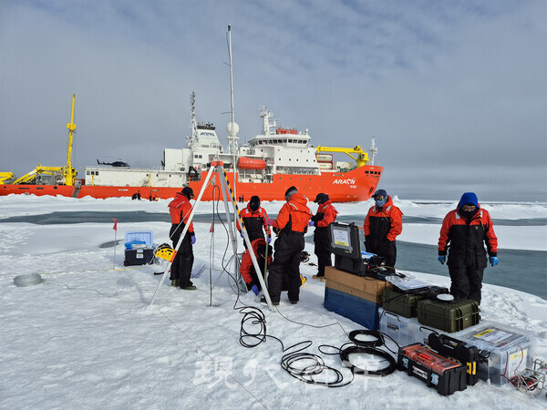 2024 아라온 북극항차_북극 해빙캠프 연구