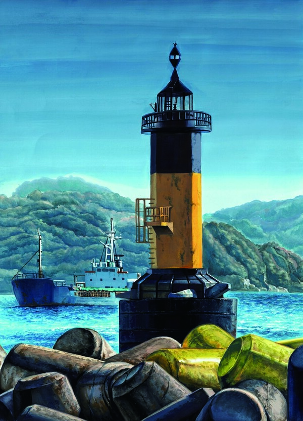 △ 고등부 최우수상작, 한아름 학생의 '길 위의 약속'. (제공= 한국항로표지기술원)