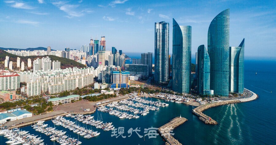 부산시 수영만 요트경기장